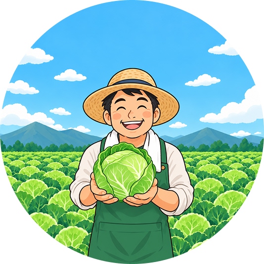 Cabbage Farmers on Miyako Island